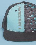 Minecraft Grey Diamond Snapback Cap for Gamers