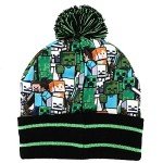 Kids Minecraft Fleece Hat and Gloves Set