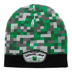 Minecraft Youth Survival Camp Beanie with Printed Patch