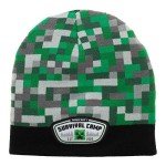 Minecraft Youth Survival Camp Beanie with Printed Patch