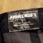 Minecraft Black and Gray Snapback Cap for Kids