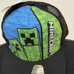Minecraft Creeper Youth Trucker Hat - Black