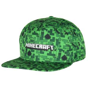 Minecraft Creeper Face Youth Snapback Cap