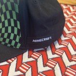 Minecraft Creeper Black and Green Snapback Hat