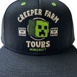 Minecraft Creeper Farm Tours Snapback Hat for Kids