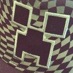 Minecraft Creeper Black and Green Snapback Hat