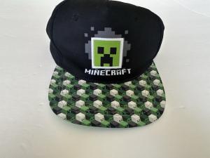 Minecraft Black & Green Adjustable Snapback Cap