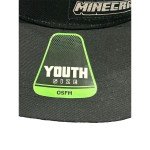 Kids Adjustable Snapback Hat - Minecraft Creeper Logo