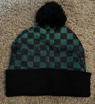 Minecraft Checkered Pom Beanie - Youth Unisex Hat