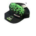 Kids Adjustable Snapback Hat - Minecraft Creeper Logo