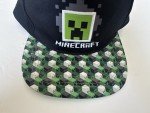 Minecraft Black & Green Adjustable Snapback Cap