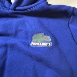 Youth Size 14 Minecraft Lacoste Hoodie - Rare!