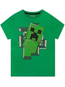 Creeper Gamer T-Shirt for Kids, Size 7