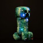 Minecraft Charged Up Creeper Light-Up Plush Pillow