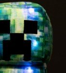 Minecraft Charged Up Creeper Light-Up Plush Pillow