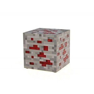 Minecraft Light-Up Redstone Ore Statue Collectible