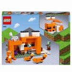 LEGO Minecraft Fox Lodge with Zombie Figure