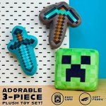 Minecraft Plush Toy Set - 3 Cuddle Buddies