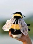 Cute Bee Plush Toy - Minecraft Collectible Doll