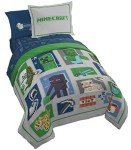 Minecraft 5 Piece Twin Bedding Set with Creeper & Friends