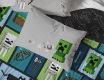 Minecraft Chibi College 5-Piece Bed Set Collection