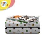 Sunny Side Up Minecraft Creeper Kids Bedding Set