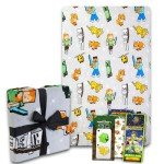 Minecraft 5-Piece Kids Bedding Throw Blanket Set