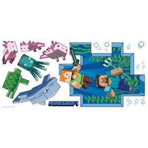 Minecraft Giant Peel and Stick Wall Decal