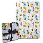 Minecraft 5-Piece Kids Bedding Throw Blanket Set