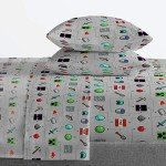 Minecraft Monster Hunters Queen Sheet Set - 4 Pieces