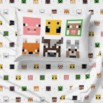Sunny Side Up Minecraft Creeper Kids Bedding Set