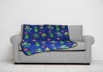 Minecraft Creeper Plush Throw Blanket - 50 x 60 Inches
