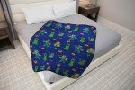 Minecraft Creeper Plush Throw Blanket - 50 x 60 Inches