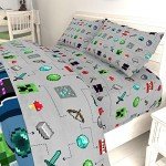 Minecraft Monster Hunters Queen Sheet Set - 4 Pieces