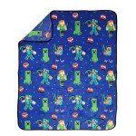 Minecraft Creeper Plush Throw Blanket - 50 x 60 Inches