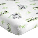 Minecraft Creeper Twin Sheet Set with Pillow Covers