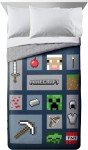 Minecraft Icons Adventure Reversible Comforter Set