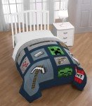 Minecraft Icons Adventure Reversible Comforter Set