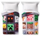 Minecraft Good Vs Evil Reversible Kids Comforter 76" x 86
