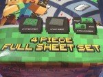 Minecraft 4-Piece Microfiber Sheet Set with Pillowcases