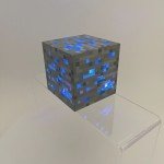 Minecraft Blue Diamond Ore Touch Night Light