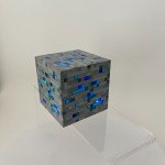 Minecraft Blue Diamond Ore Touch Night Light