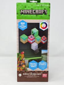Minecraft Mob & Blocks LED RGB Wall Light Set