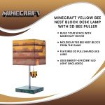Minecraft Bee Nest Block Lamp with 3D Bee