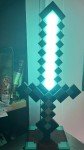Minecraft Diamond Sword 14" LED Night Light Lamp