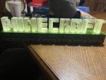 Minecraft Diamond Sword 14" LED Night Light Lamp