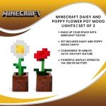 Minecraft Flower Pot Mood Lights - Set of 2
