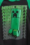 Minecraft Creeper Hoodie Tee for Boys, Size 8