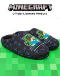 Minecraft Blue Creeper vs Zombie Kids Slippers