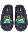 Minecraft Blue Creeper vs Zombie Kids Slippers
